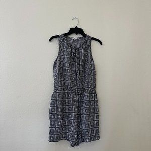 BCBGeneration Black White Romper